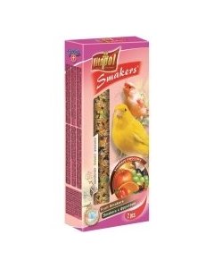 Smakers kanaarilindudele puuviljadega tõlvikud / 60g