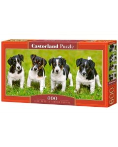 Puzzle Castorland Jack Russell Terrier puppies 68x30cm / 600tk / LM