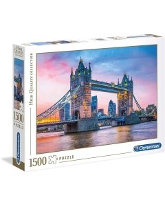 Puzzle Clementoni 59.2 x 84.3 cm / 1500tk / Tower Bridge / LM