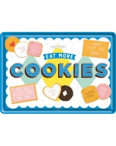 Postkaart metallist 10x14 cm / Cookies