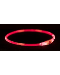 Kaelarihm Flash Light ring USB / L–XL / 65cm / d 8mm / mitmevarviline