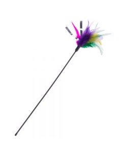 Kassimänguasi pulk sulgedega / 55cm