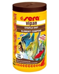 Magevee akvaariumikalade universaaltoit Sera Vipan Nature 10L/2kg