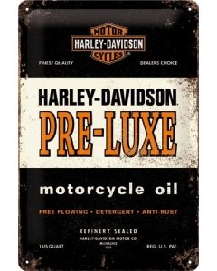 Metallplaat 20x30cm / Harley-Davidson Pre-Luxe / KO