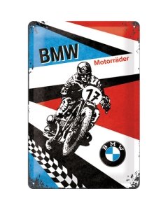 Metallplaat 20x30cm / BMW Motorräder / KO