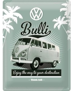 Metallplaat 30x40cm / VW Bulli