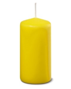 Küünal 50x80 / 15h / silinder / kollane /LM