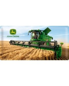 Metallplaat 25x50cm / John Deere S670