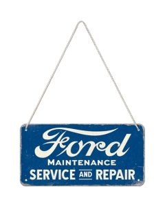 Metallplaat 10x20 / Ford - Service & Repair / LM