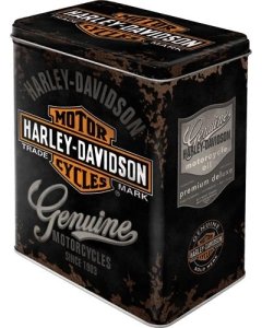 Metallpurk L / 3D Harley-Davidson Genuine logo