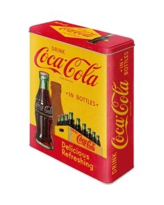 Metallpurk / XL / 3D Coca-Cola in bottles / LM
