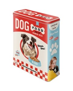 Metallpurk / XL / 3D Dog Food