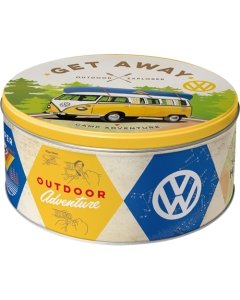 Metallpurk ümar / L 3D VW Bulli Let's get away