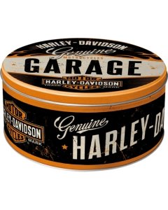 Metallpurk ümar / L 3D Harley-Davidson Garage / LM