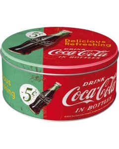 Metallpurk ümar / L 3D Coca-Cola Delicious Refreshing