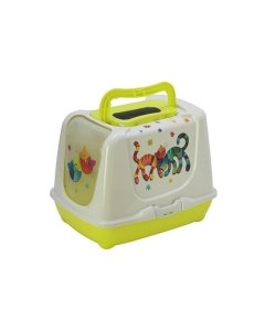 Kassitualett Trendy Cat Green Friends / 50x39,5x37,5cm