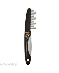Metallkamm Combi pöörlevate hammastega / 22cm