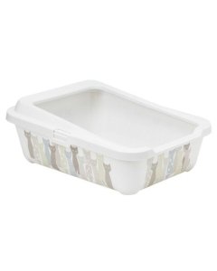 Kassitualett Hercules Tray+Rim Maasai / hall valge / 50cm