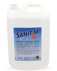 Orto happeline puhastusvahend Sanit M / 5l
