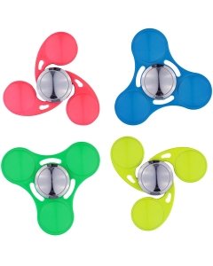 Näpuvurr Fidget Spinner, metallist, neoon