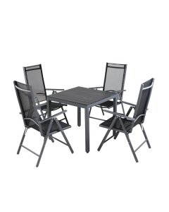 Aiamööbli komplekt IBIZA laud+ 4 tooli