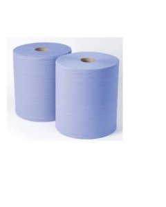 Tööstuslik kätepaber / 360mx36cm / 2-kihiline / sinine / 1tk