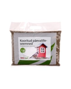 Kooritud päevalilleseemned aia- ja metsalindudele / 3kg