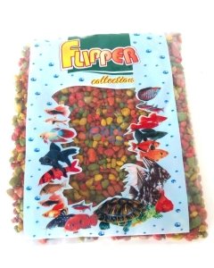 Akvaariumi kruus 4-8mm / 1kg / must, kollane, roheline