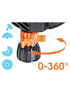 Claber pulseeriv vihmuti Impact Tripod 0° – 360° / max 491m2