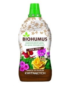 BIOHUUMUS Õitsvate taimede väetis / 1L