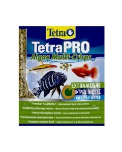 Kvaliteetne täissöö TetraPro Algae Multi-Crisps akvaariumikaladele
