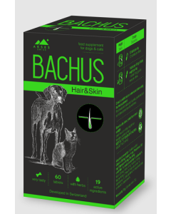 Karva struktuuri tugendav söödalisand Bachus Hair & Skin / 60tbl