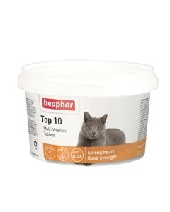 Beaphar Top 10 multivitamiinid kassidele / 180 tabletti