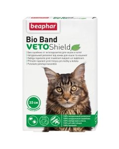 Beaphar Bio Band Veto putukaid tõrjuv kaelarihm kassidele / 35cm