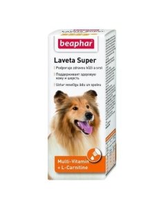 Beaphar Laveta Super Dog vitamiinipreparaat koertele / 50ml 