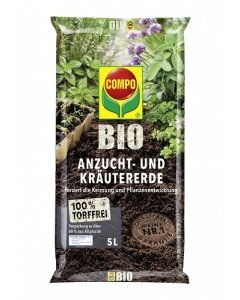 Compo Bio külvi - ja maitsetaimemuld / 5l
