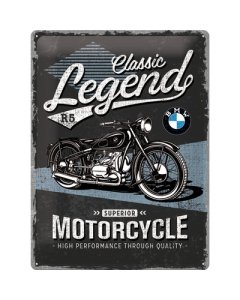 Metallplaat 30x40cm / BMW Classic Legend