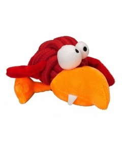 Mänguasi koertele BOBBLE GIANT, KNOTPLUSH 10cm punane