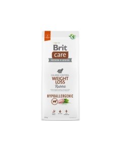 Brit Care Hypoallergenic Weight Loss Rabbit koeratoit / 12kg
