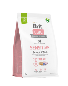 Brit Care Sustainable Insect&Fish koeratoit kala ja putukatega 3kg