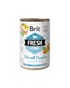 Brit Fresh Fish with Pumpkin konserv koertele 400g