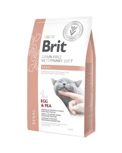 Brit Veterinary Diet Renal / neerude talitlust toetav kassitoit 2kg
