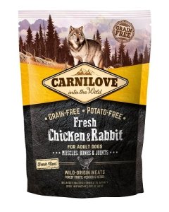 Carni Love Fresh Chicken & Rabbit for Adult koeratoit 1,5kg