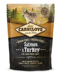 Carni Love Salmon & Turkey for Large Breed Adult koeratoit 1,5kg