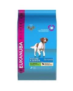 Koeratoit Eukanuba  Mature&amp;Senior All Breeds Lamb &amp; Rice eakatele 