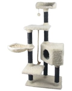 Kassimaja Must-Valge / 139 cm