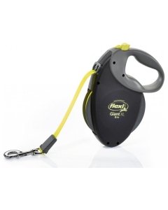 Flexi jalutusrihm Giant Neon XL / 8m / must