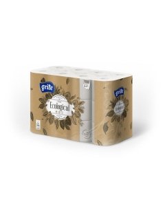 Grite tualettpaber Ecological / 3 kihti / 135 lehte / 24 rulli