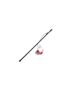 FLAMINGO kassi mänguasi hiir õnge otsas / 50cm