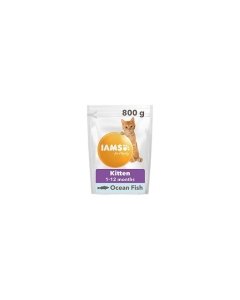 Kuiv täissööt IAMS CAT Kitten ookeanilise kalaga 800g kassipoegadele